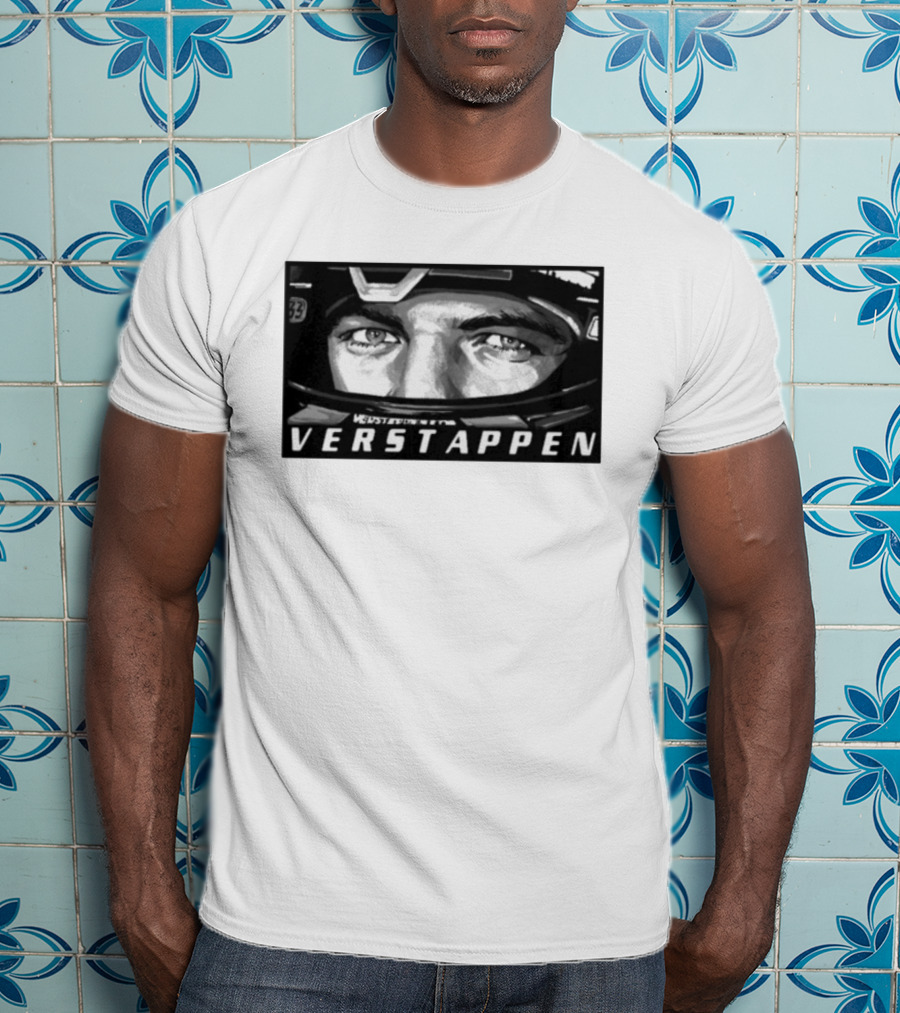 Max Verstappen Helmet Eyes 33 Racing T-Shirt