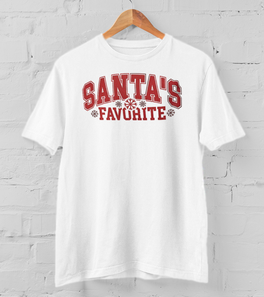 Santa's Favorite Snow Merry Christmas T-Shirt