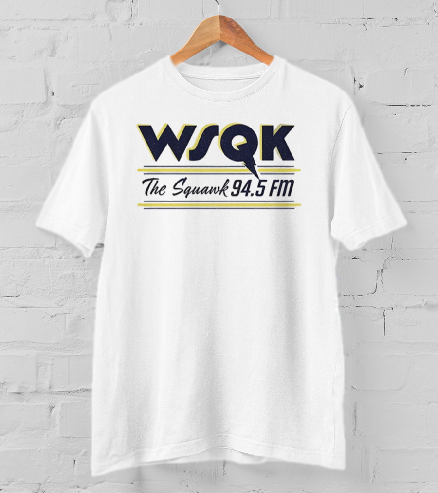 WSQK The Squawk 94.5 FM Stranger Things Edition T-Shirt