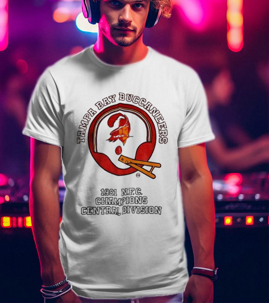 Tampa Bay Buccaneers 1981 NFC Champions Central Division T-Shirt