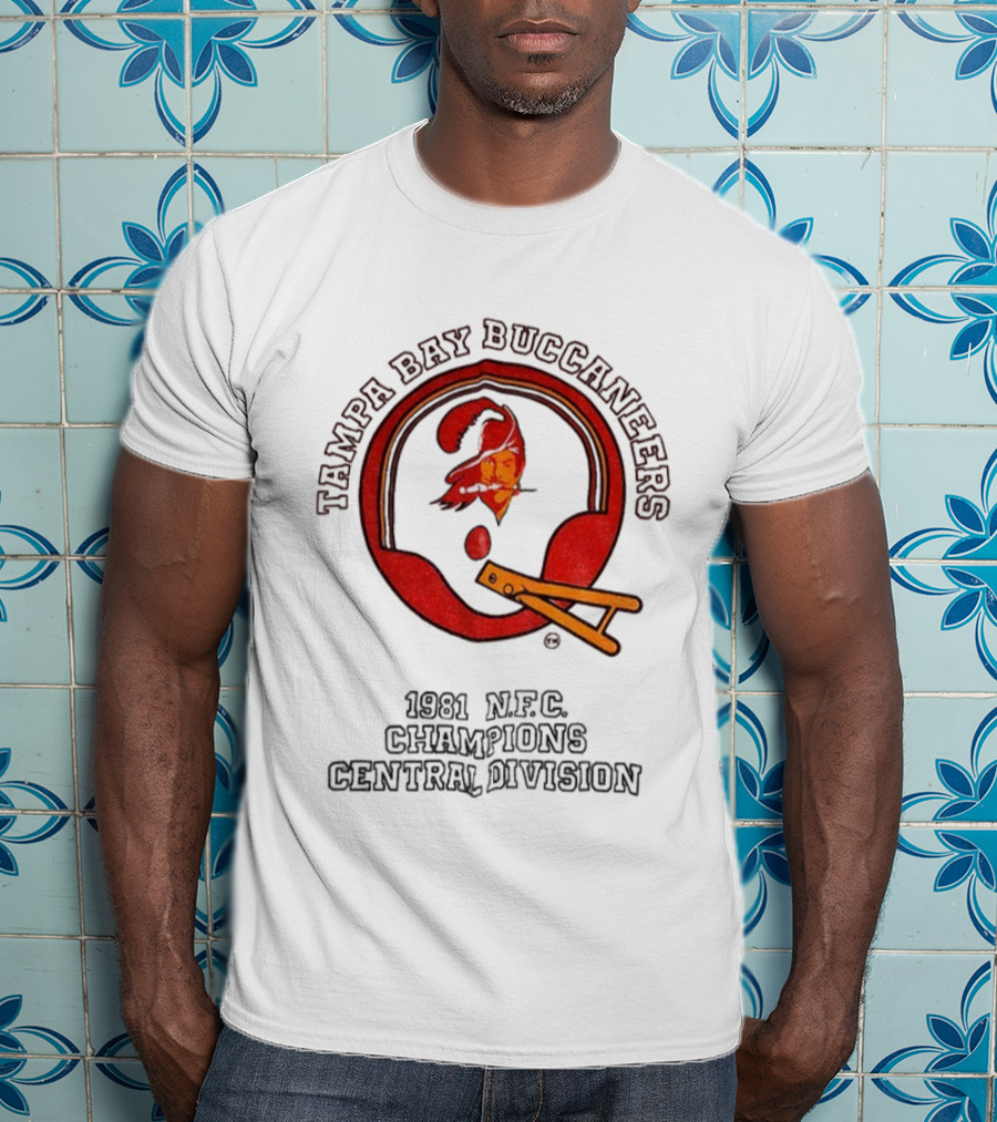 Tampa Bay Buccaneers 1981 NFC Champions Central Division T-Shirt