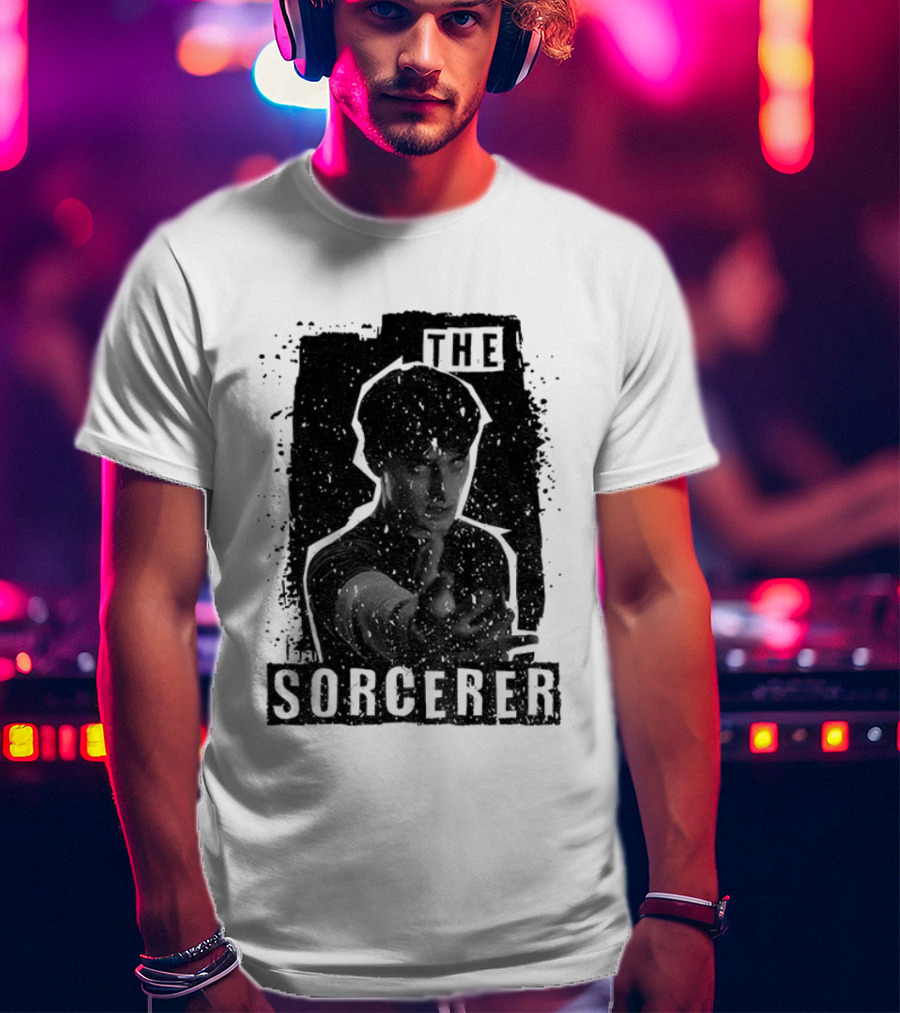 The Sorcerer Black And White Stranger Things Vintage Nostalgia T-Shirt