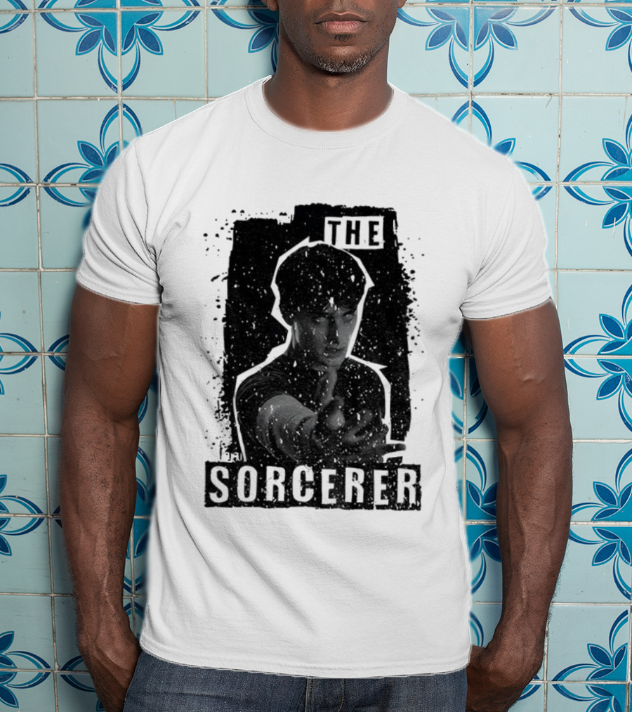 The Sorcerer Black And White Stranger Things Vintage Nostalgia T-Shirt