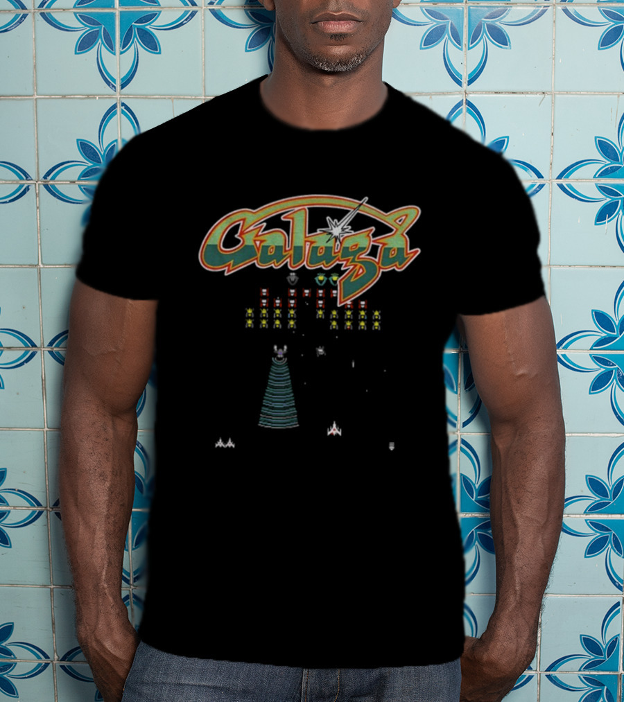 Galaga 1981 Iconic Arcade Shooter Nostalgia T-Shirt