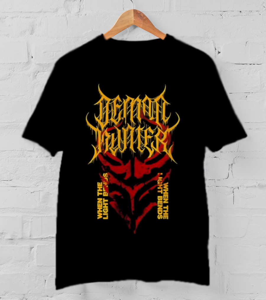 Demon Hunter Fiery Mask When The Light Bends T-Shirt