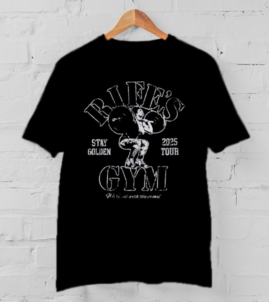 Rife's Gym Stay Golden 2025 Tour Lift Big Matte Rife T-Shirt