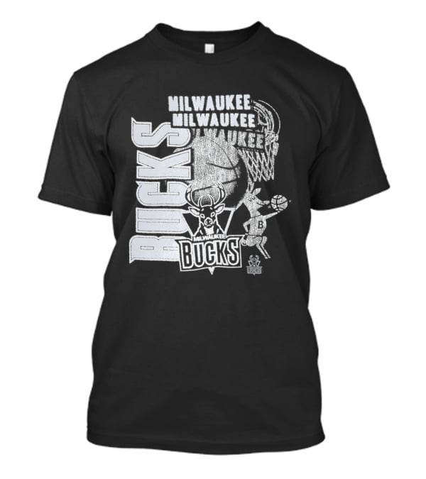 Milwaukee Bucks Basketball Classics Overlap Sports Team Style T-Shirt