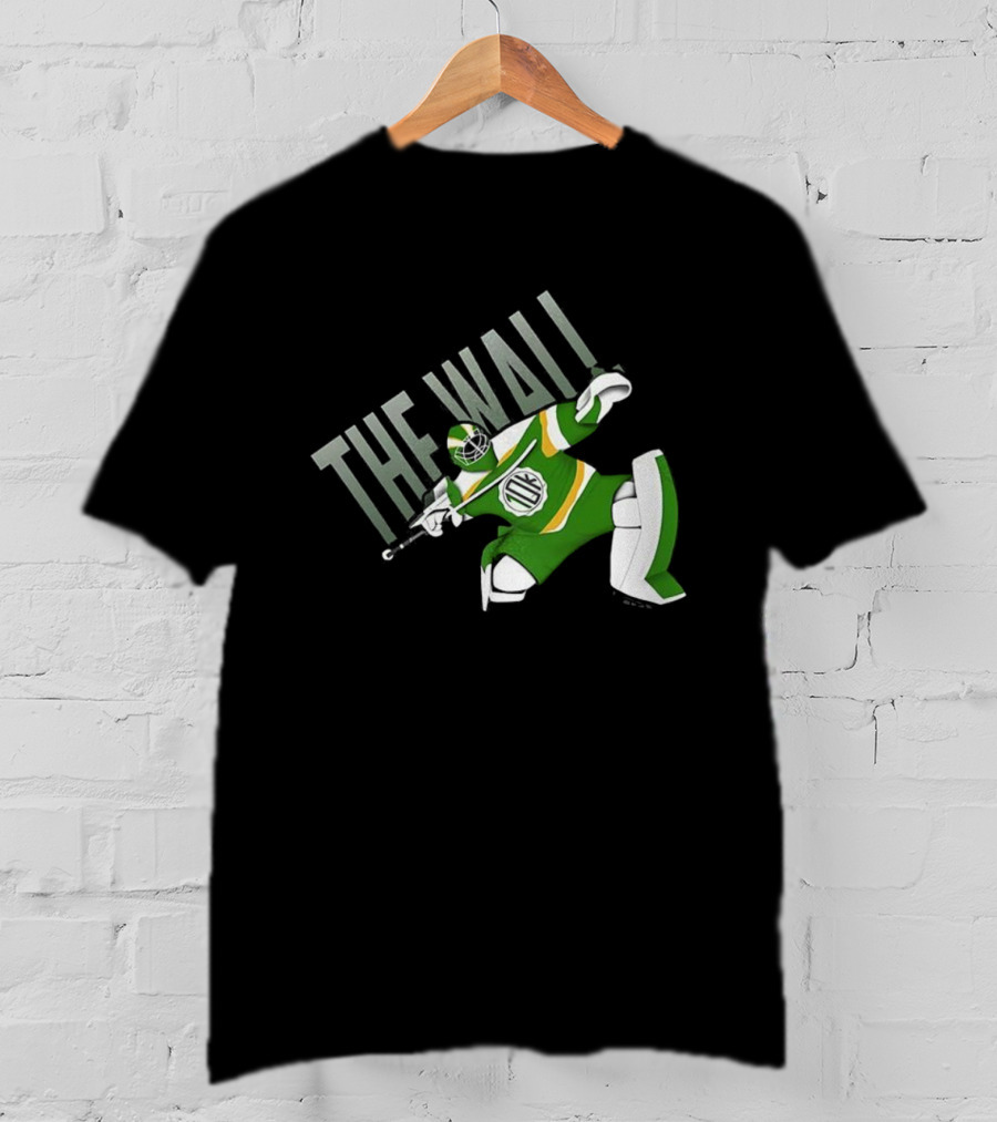 Jesper Wallstedt The Wall Minnesota Wild Goalie T-Shirt