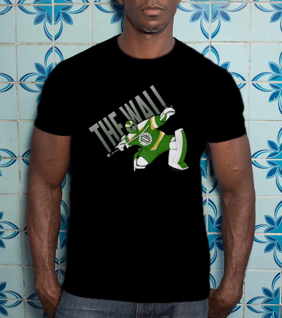 Jesper Wallstedt The Wall Minnesota Wild Goalie T-Shirt