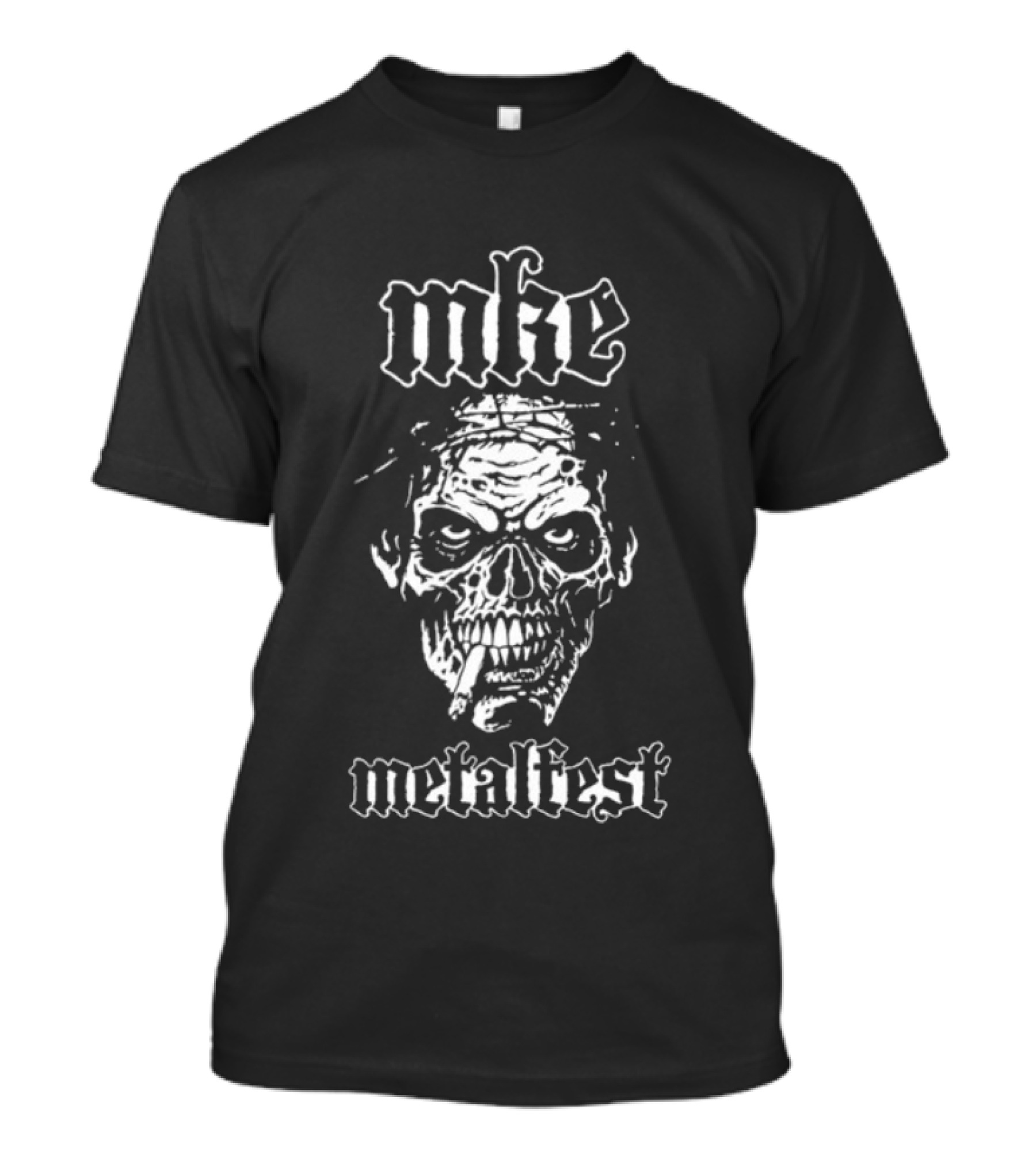 Mke Metalfest 2025 Smoking Mr. Skinless T-Shirt
