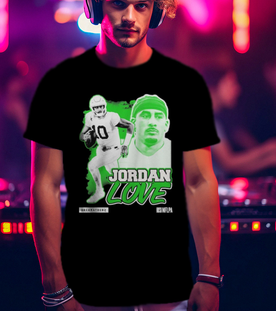 Jordan Love Green Bay Packers Dreamathon NFL Football T-Shirt
