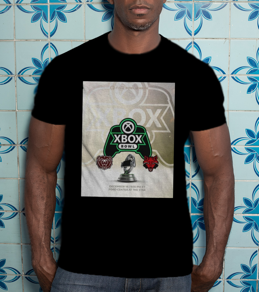 Xbox Bowl Missouri State Bears Vs Arkansas State Red Wolves Football 2025 December 18 Ford Center At The Star T-Shirt