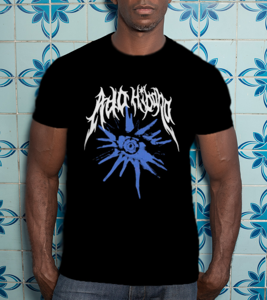 Ado World Tour 2025 Hibana Blue Splash Text T-Shirt