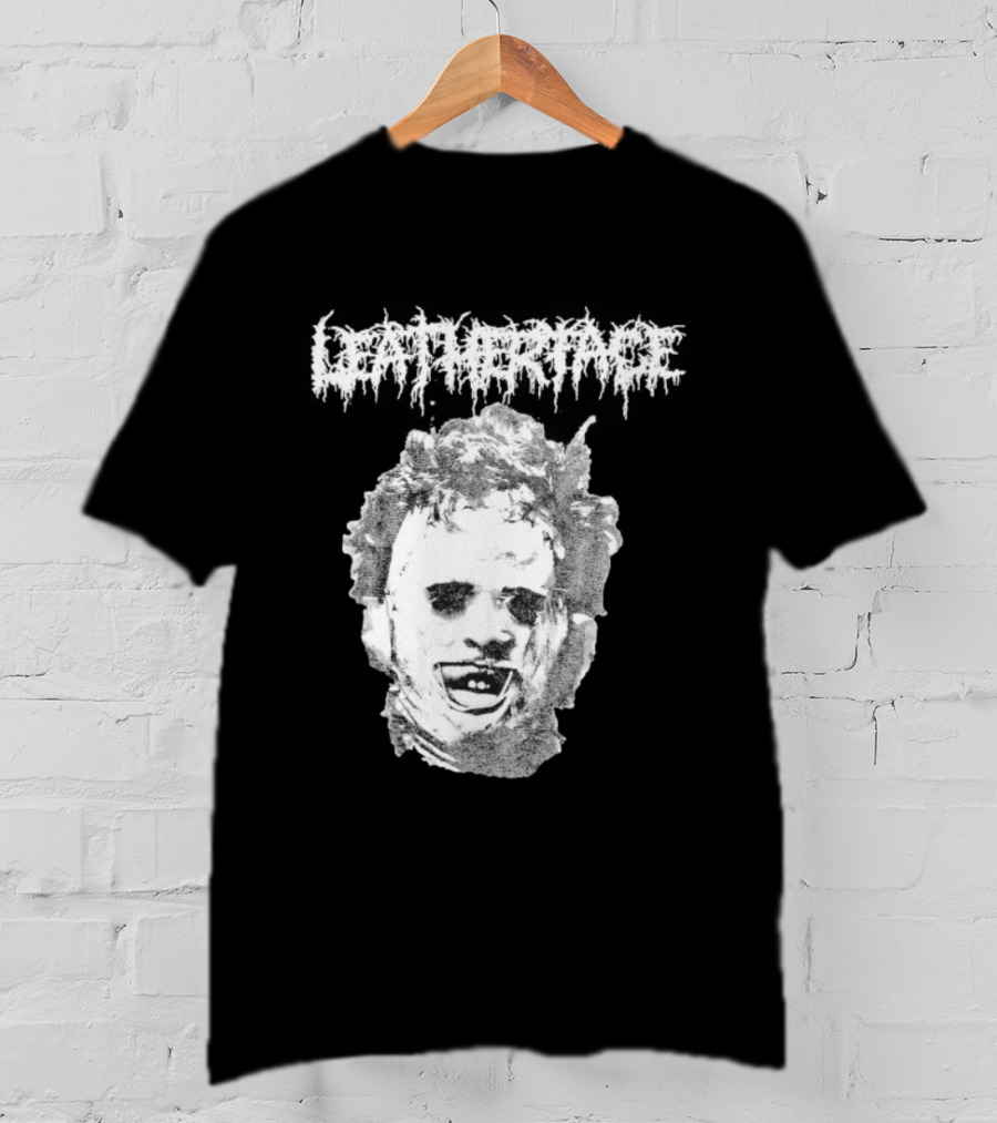 The Texas Chainsaw Massacre Metal Face Horror Icon Classic T-Shirt