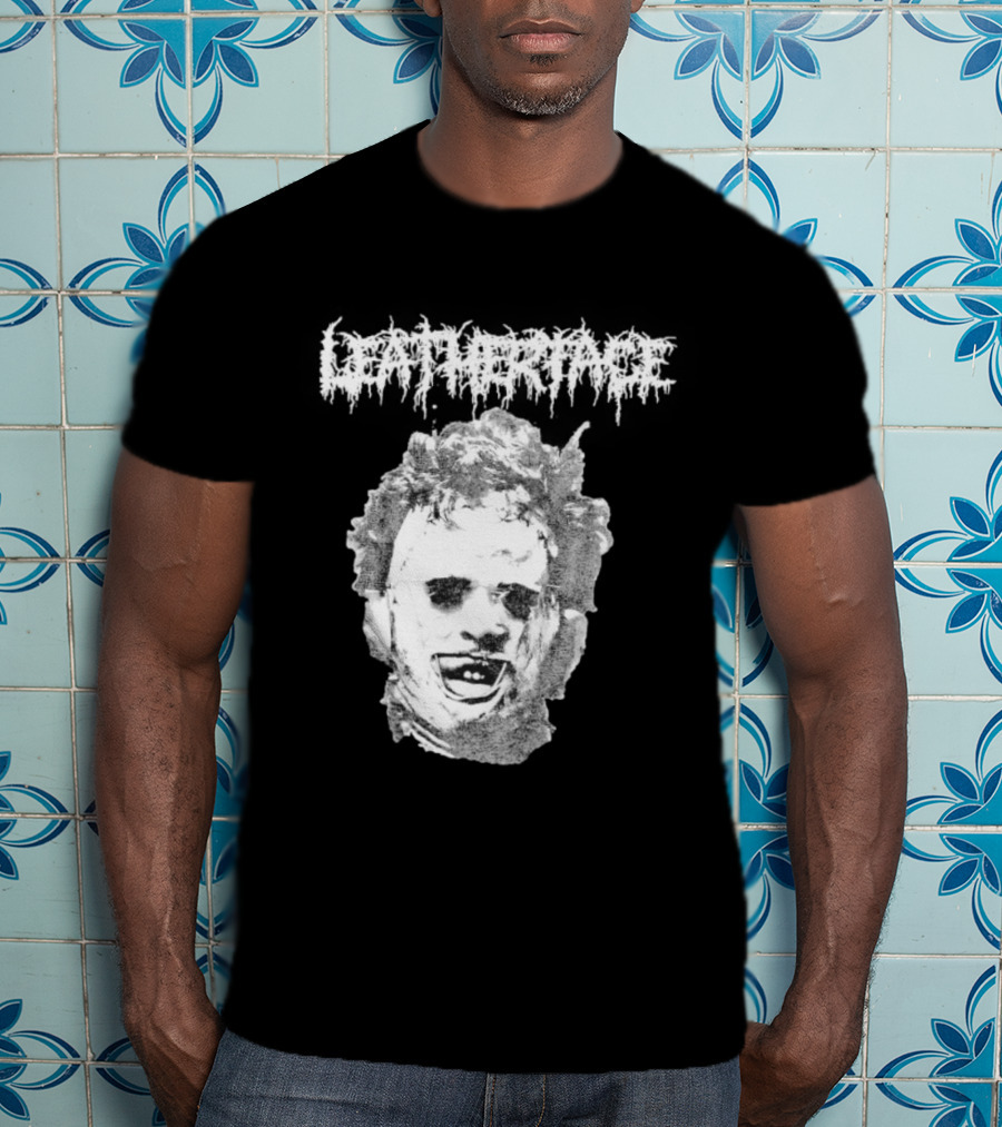The Texas Chainsaw Massacre Metal Face Horror Icon Classic T-Shirt