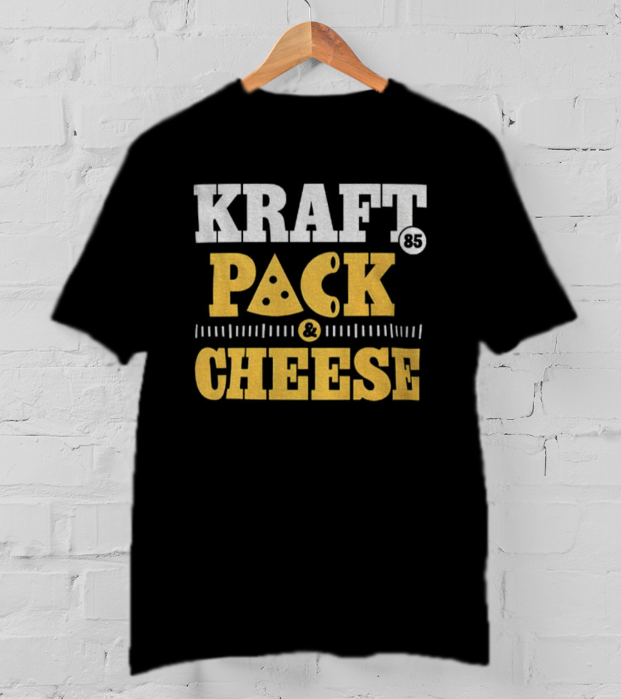 Kraft Pack Cheese NFL Green Bay Packers Tucker Kraft 2025 T-Shirt