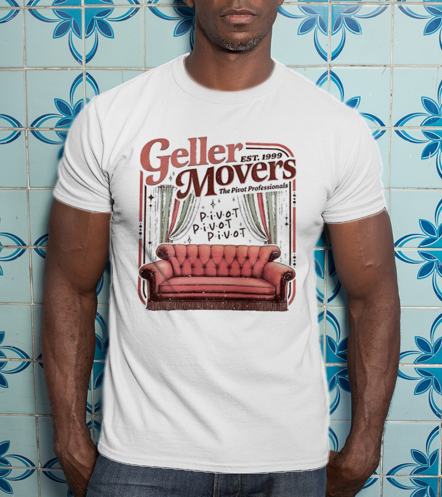 Geller Movers Pivot Sofa Friends 1999 T-Shirt