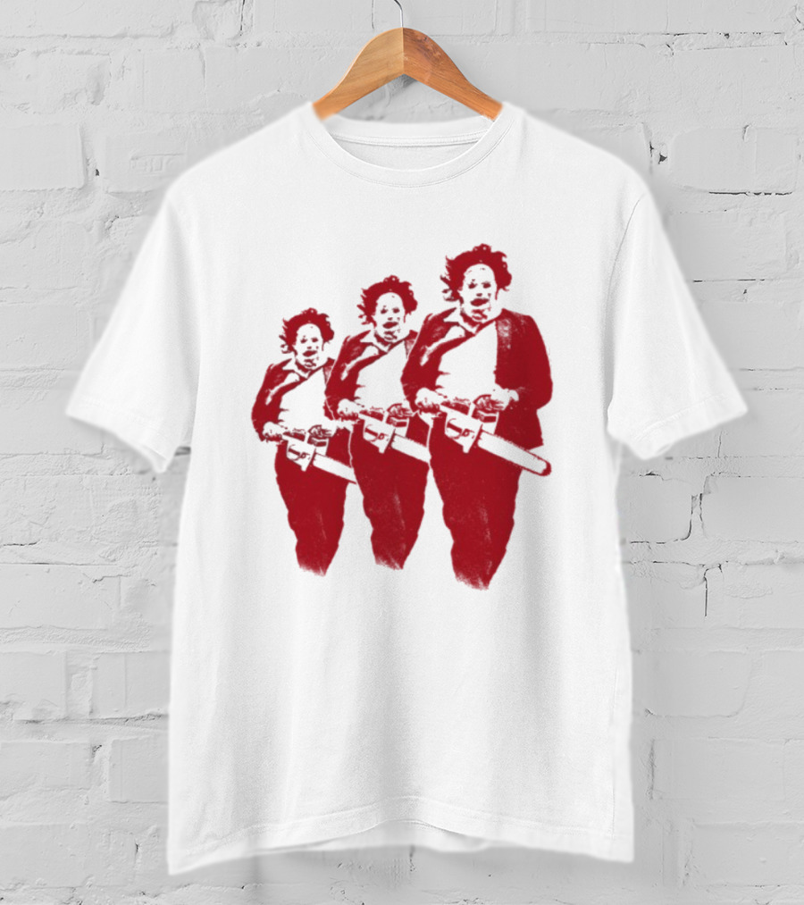 The Texas Chainsaw Massacre Leatherface Trio T-Shirt