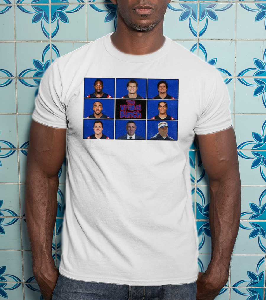 New England Patriots 2025 The Vrabel Bunch NFL Players Drake Maye T-Shirt