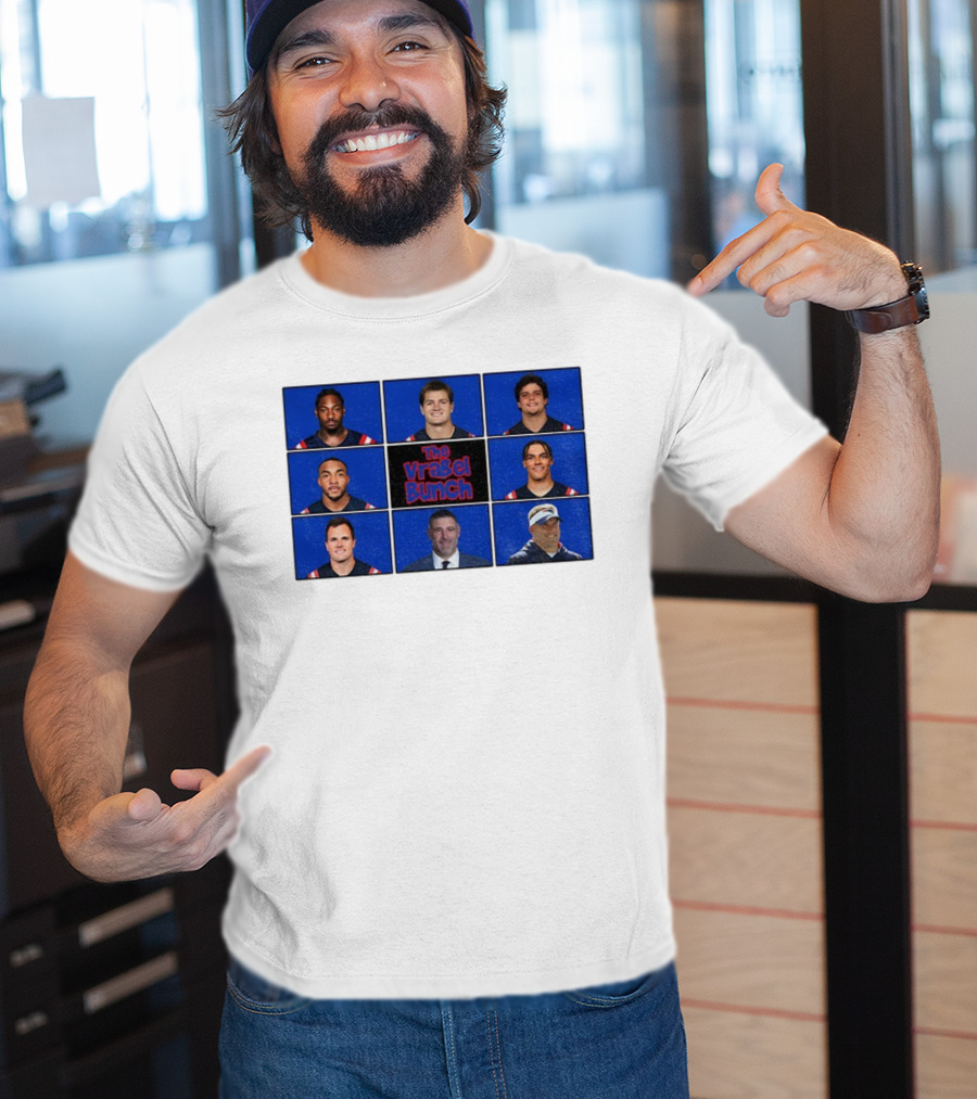 New England Patriots 2025 The Vrabel Bunch NFL Players Drake Maye T-Shirt