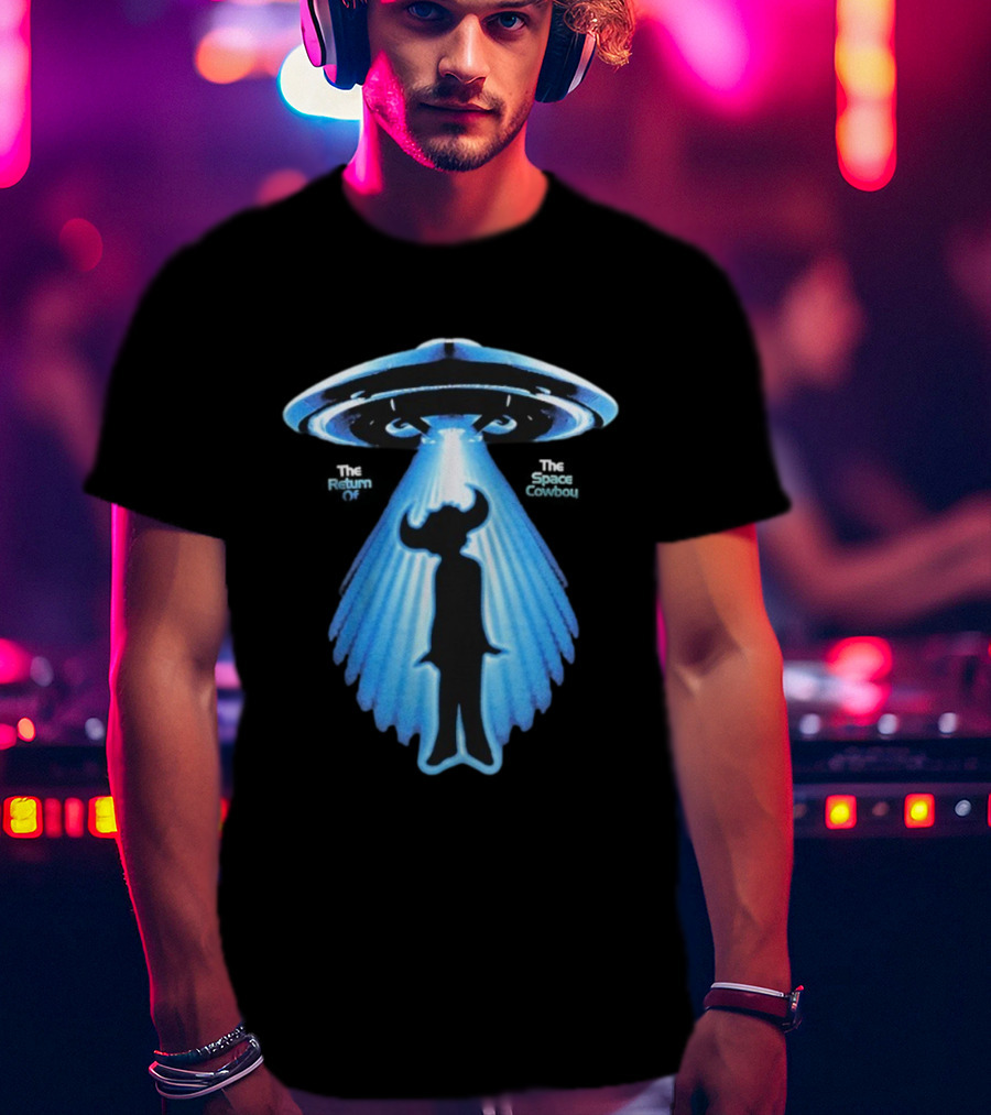 Jamiroquai Space Cowboy Buffalo Man UFO Abduction T-Shirt