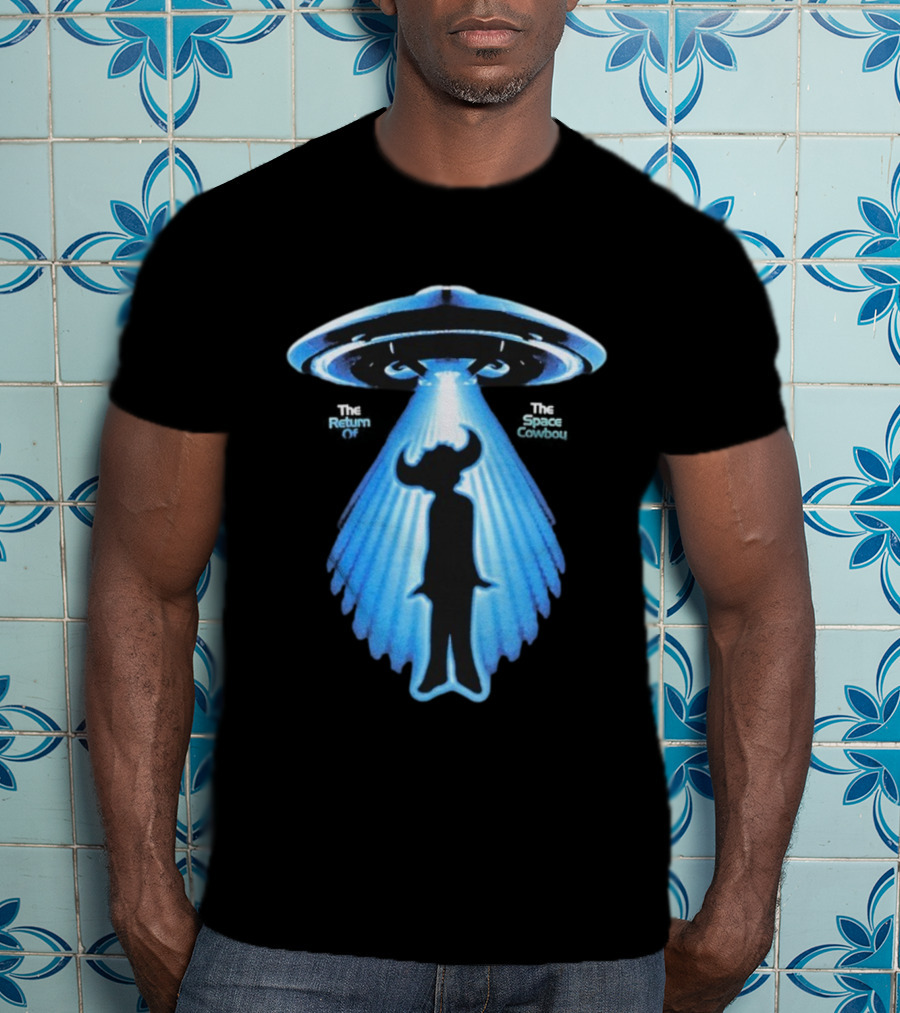 Jamiroquai Space Cowboy Buffalo Man UFO Abduction T-Shirt