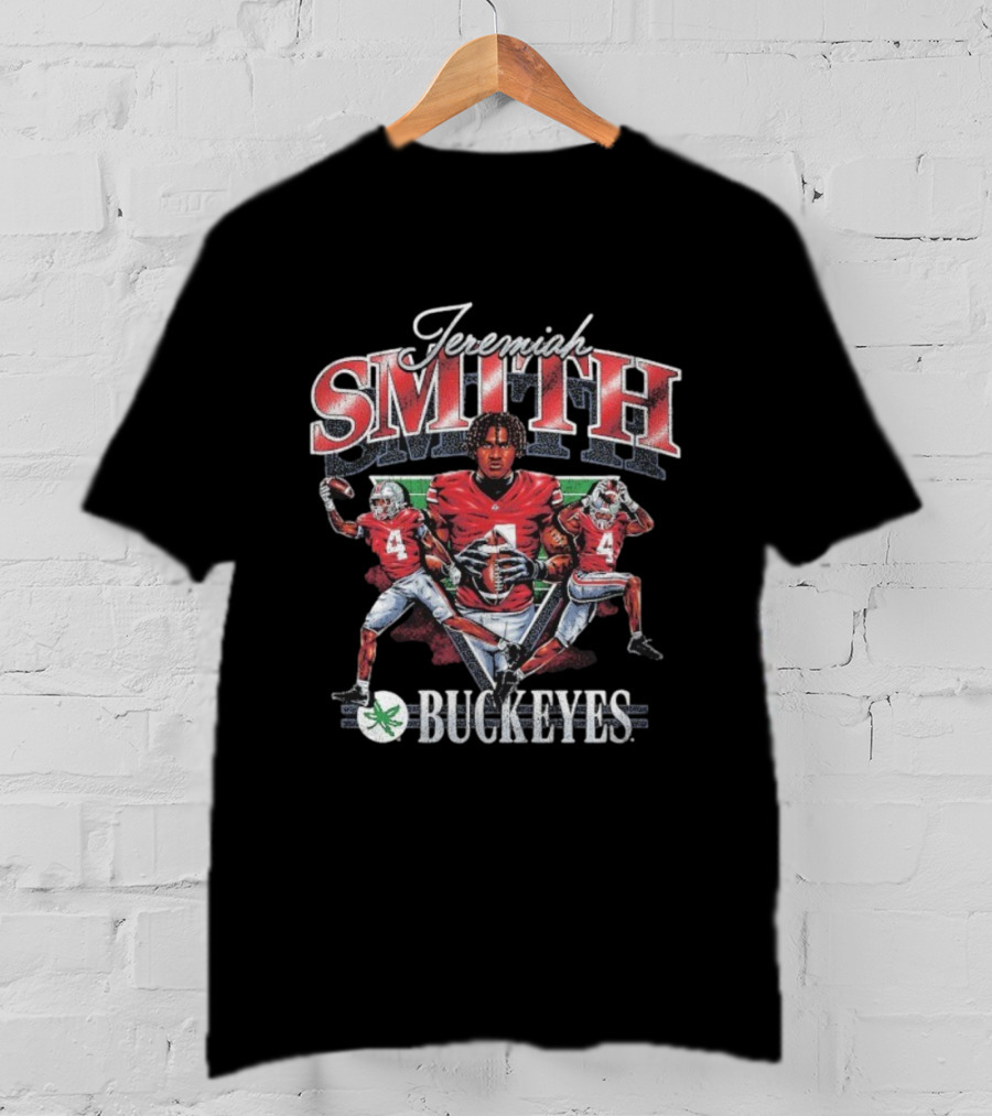 Jeremiah Smith Buckeyes Football Ohio State #4 T-Shirt