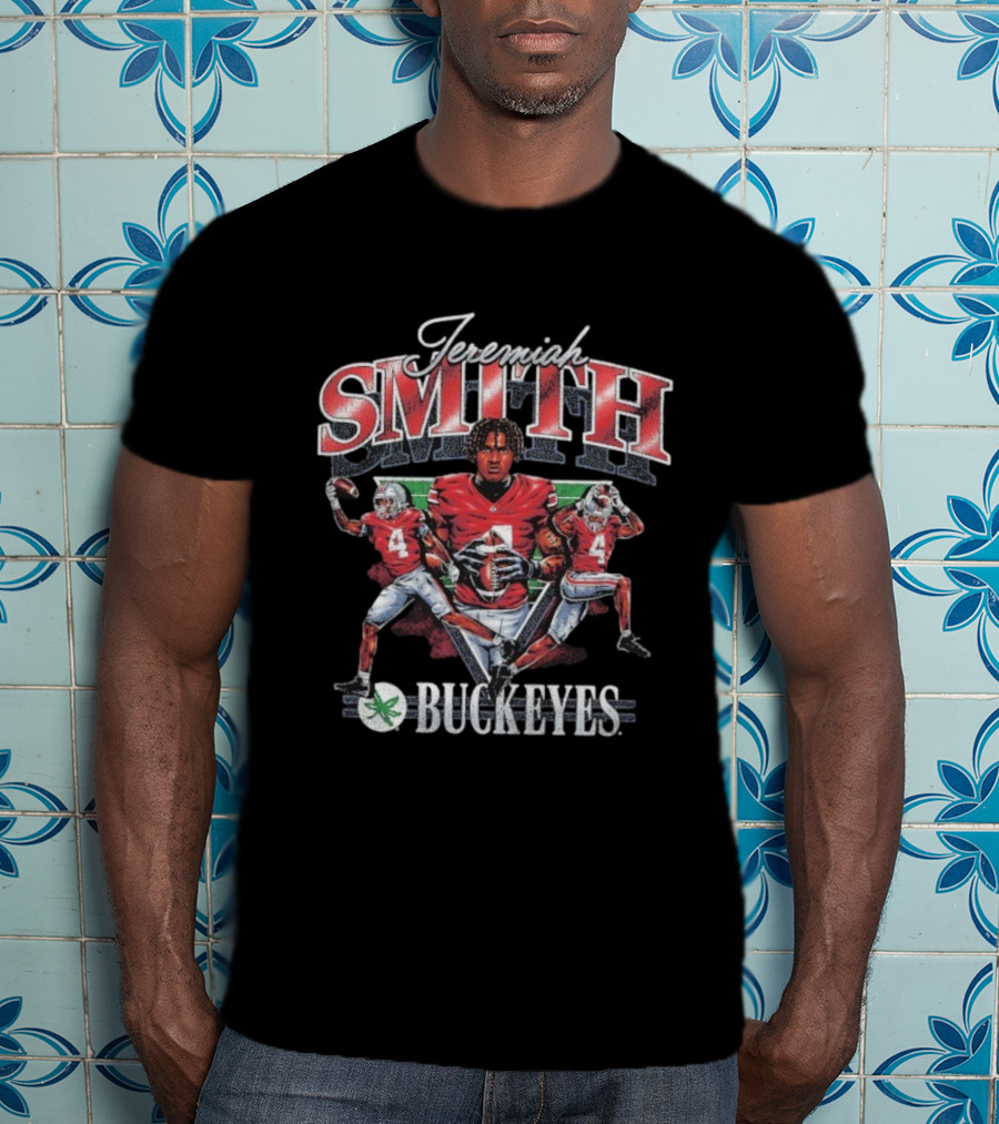 Jeremiah Smith Buckeyes Football Ohio State #4 T-Shirt