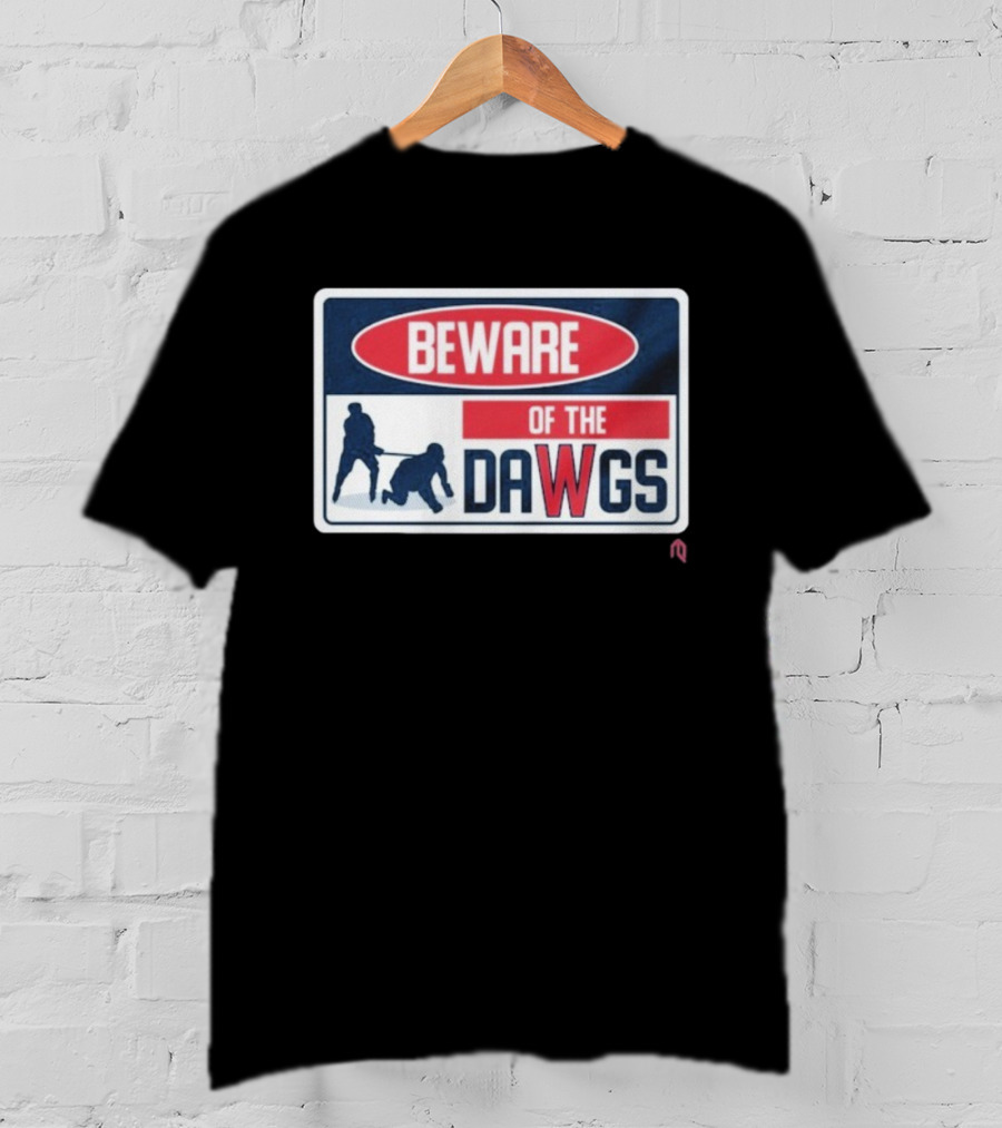 Beware Of The Dawgs Hockey Players Washington Capitals T-Shirt