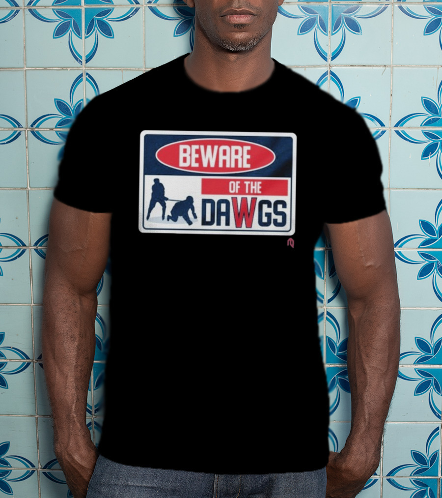 Beware Of The Dawgs Hockey Players Washington Capitals T-Shirt