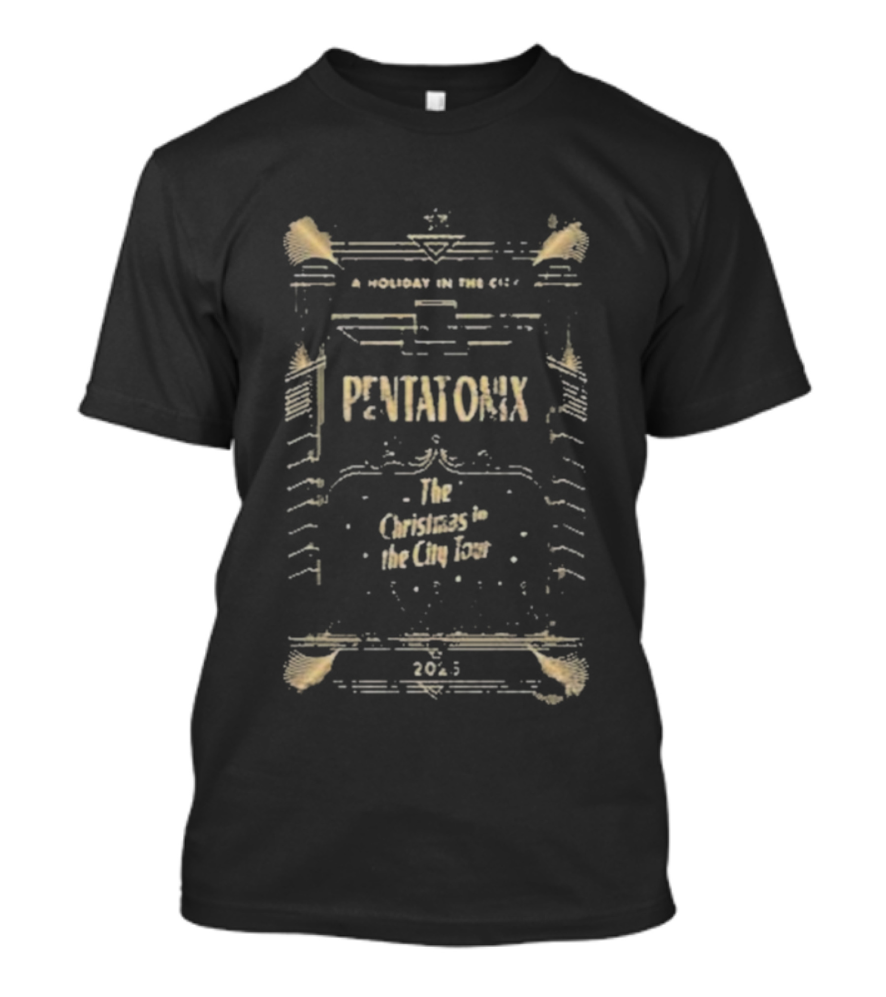 Pentatonix Christmas In The City Tour 2019 A Cappella Holiday Celebration T-Shirt