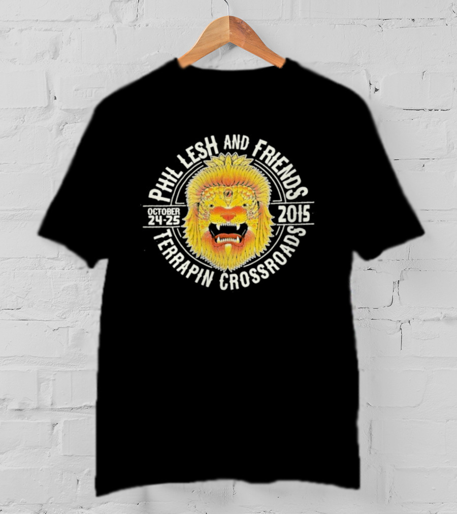 Phil Lesh And Friends Terrapin Crossroads 2015 Lion T-Shirt