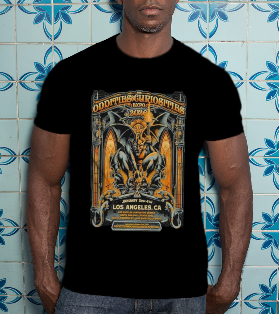 Oddities And Curiosities Expo 2026 Los Angeles Convention Center January 3-4 South Building Kentia Hall T-Shirt