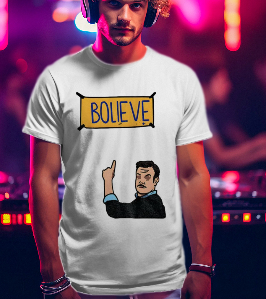 Bolieve Bo Nix Denver Broncos NFL Football Cartoon T-Shirt