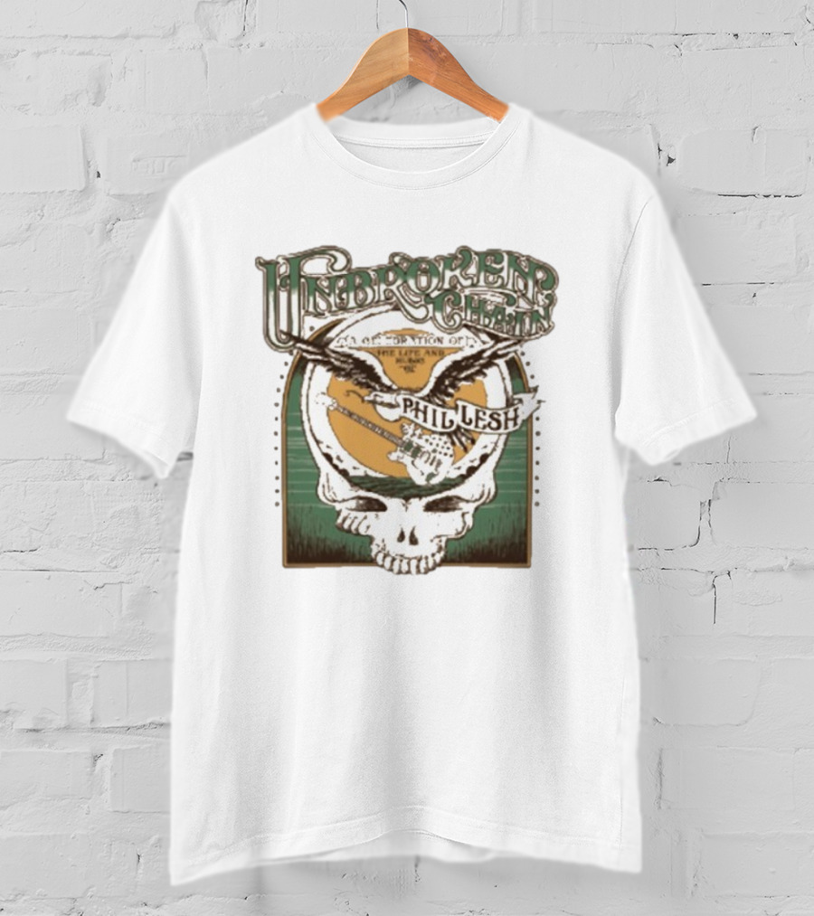 Phil Lesh Stealie Unbroken Chain Celebration Of Life And Music T-Shirt