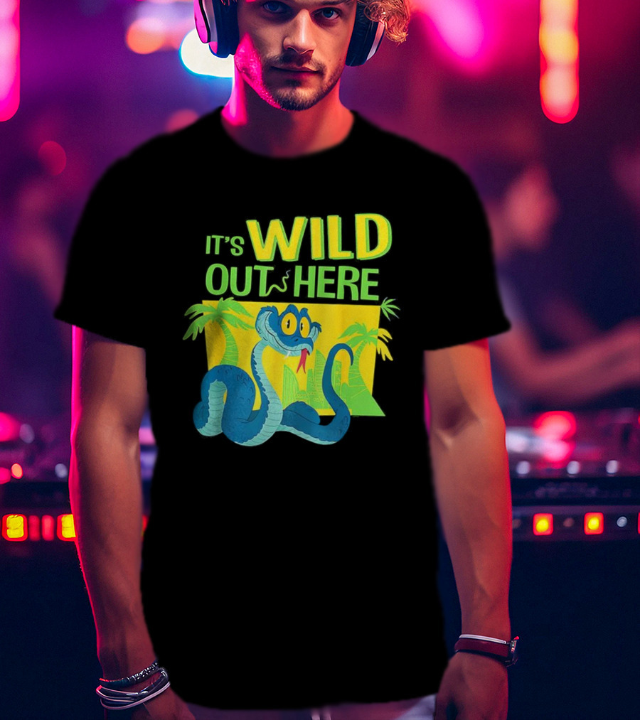 Zootopia 2 It's Wild Out Here Gary De’Snake Jungle Scene T-Shirt