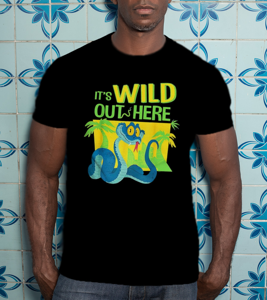 Zootopia 2 It's Wild Out Here Gary De’Snake Jungle Scene T-Shirt
