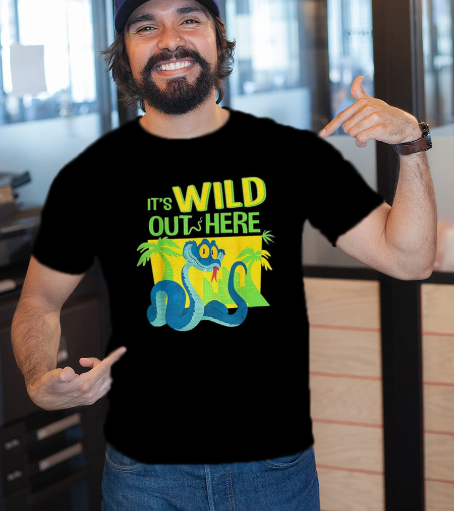 Zootopia 2 It's Wild Out Here Gary De’Snake Jungle Scene T-Shirt