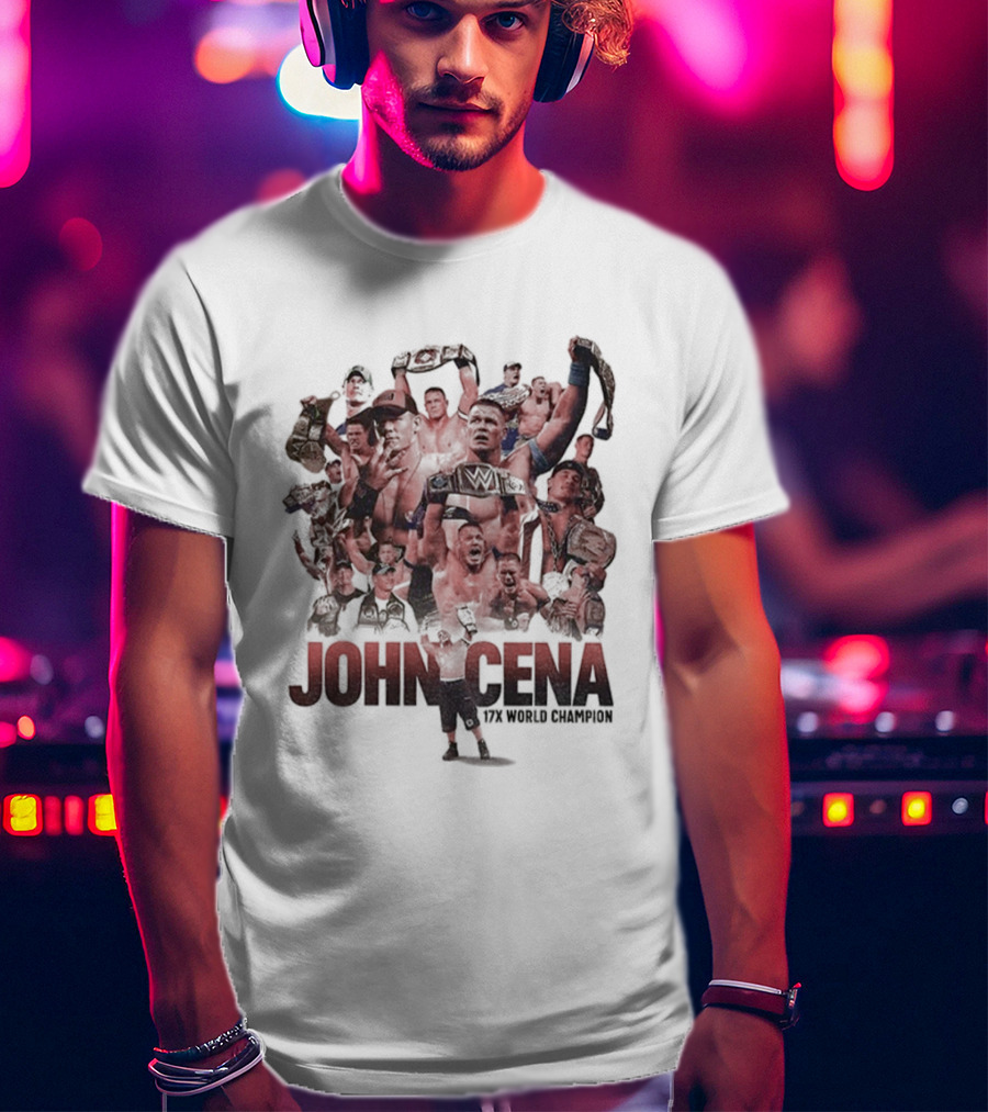 John Cena The World Champion WrestleMania 17th Championship T-Shirt