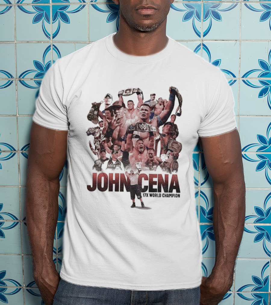 John Cena The World Champion WrestleMania 17th Championship T-Shirt