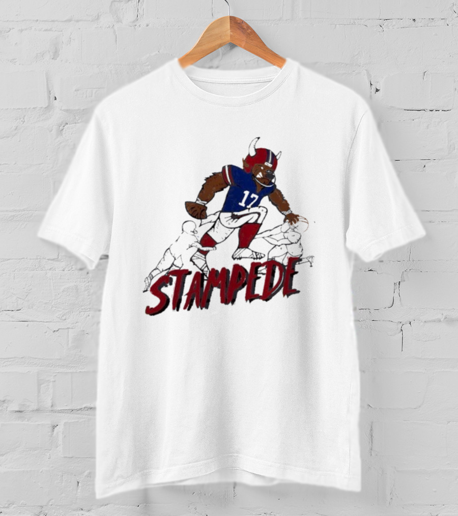 Stampede 17 Buffalo Bills Mascot Josh Allen T-Shirt
