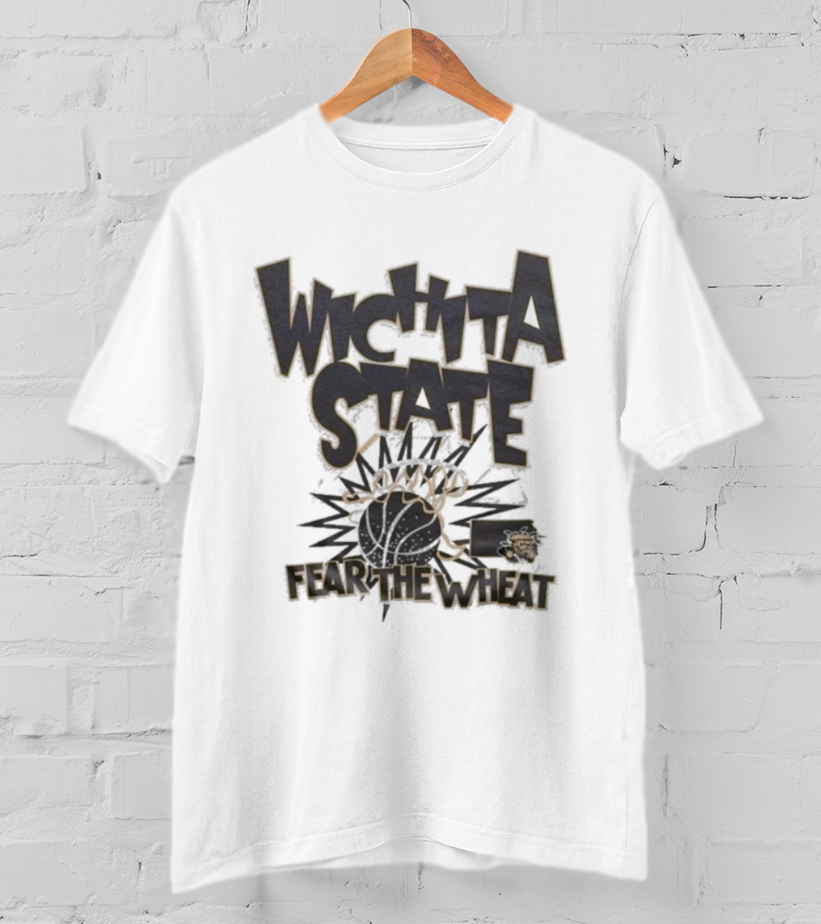 Wichita State Shockers Fear The Wheat Slam Basketball T-Shirt