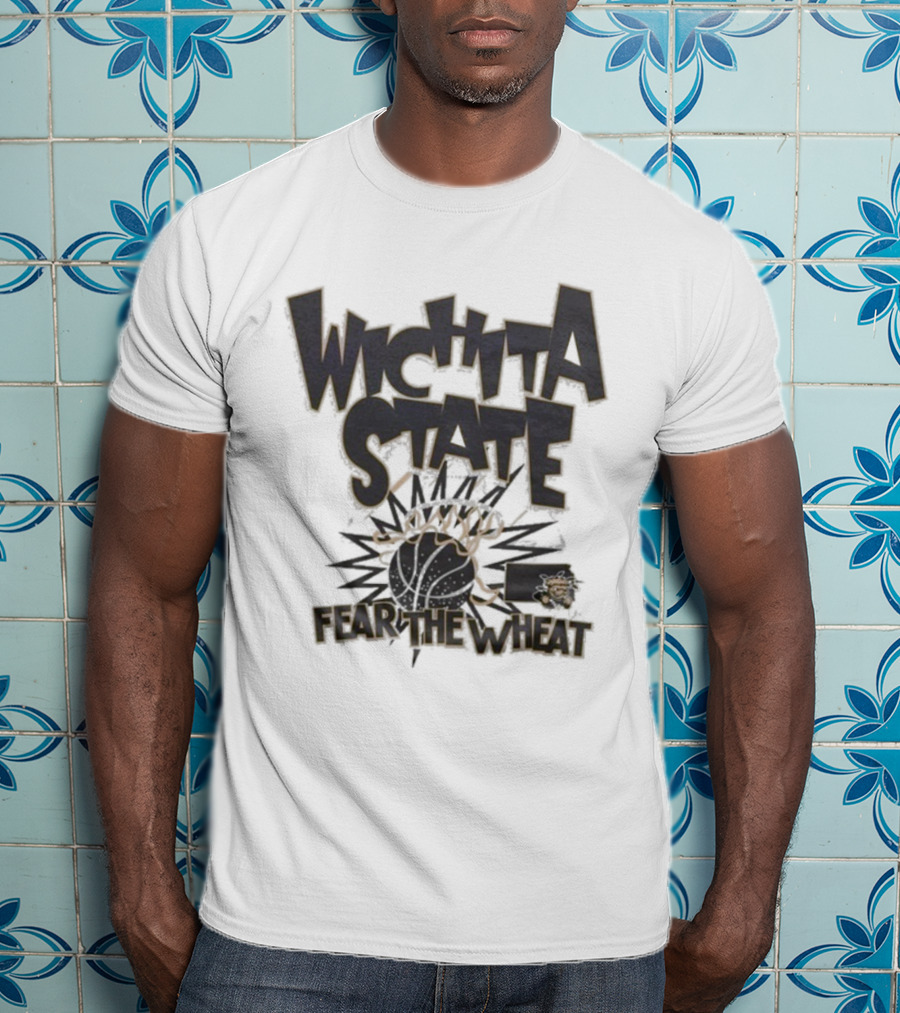 Wichita State Shockers Fear The Wheat Slam Basketball T-Shirt