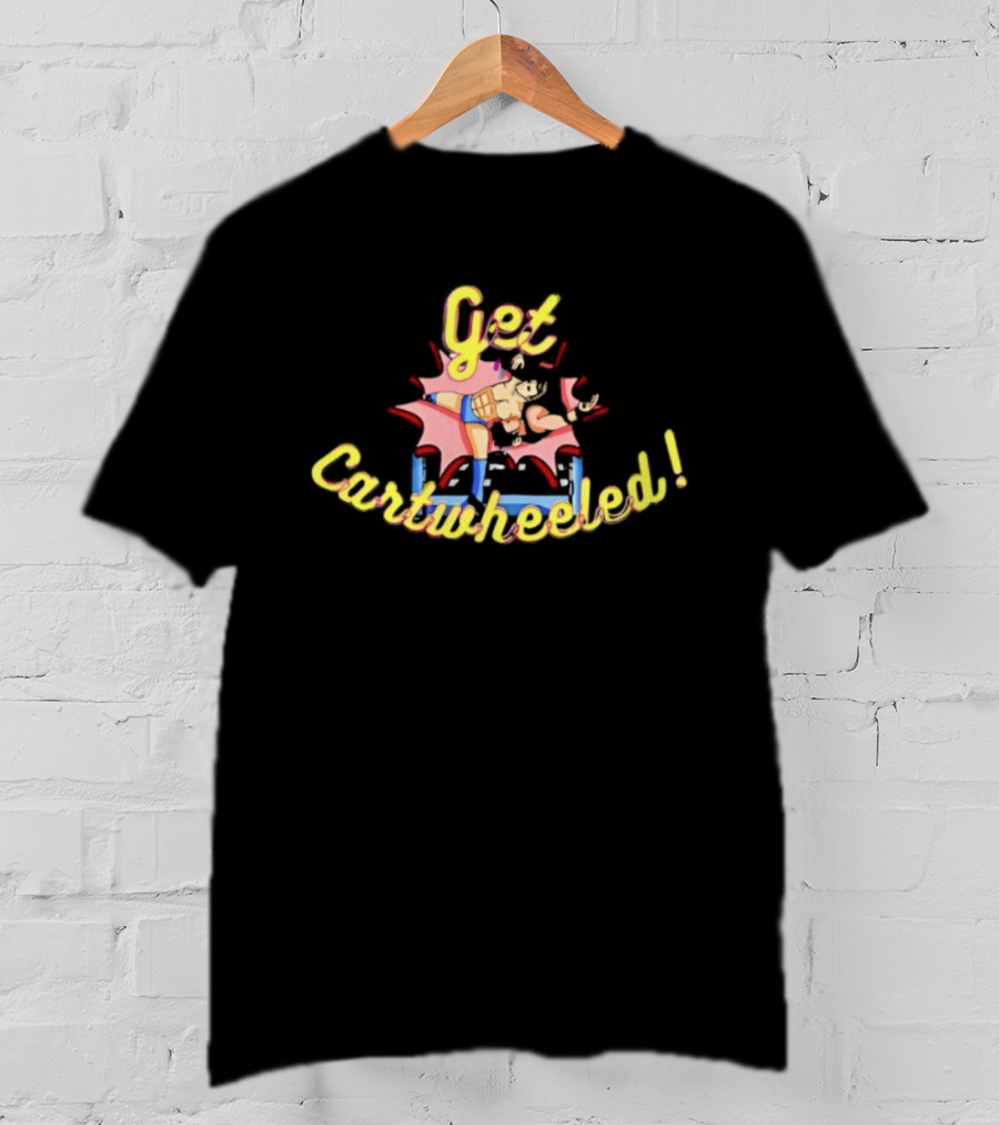 Get Cartwheeled Wrestling Move Cartoon Style T-Shirt