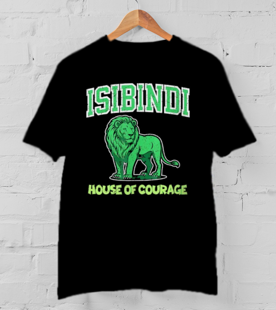 Isibindi Green Lion House Of Courage T-Shirt