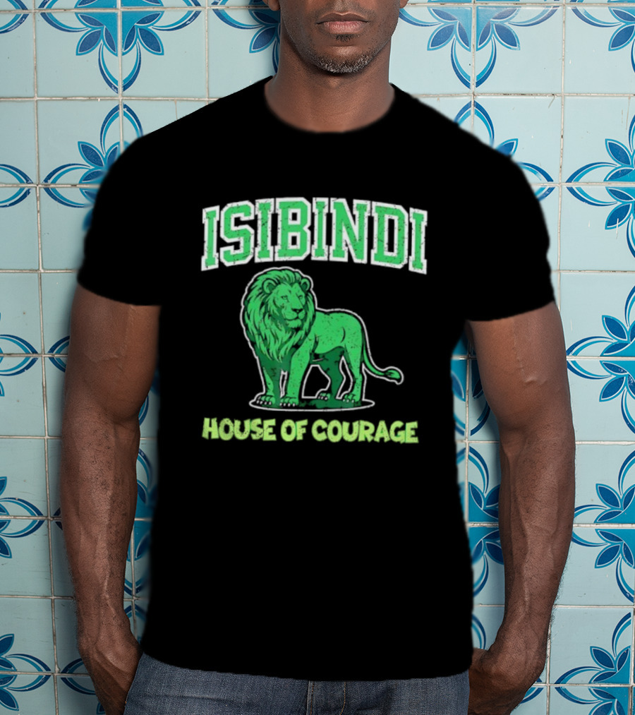 Isibindi Green Lion House Of Courage T-Shirt
