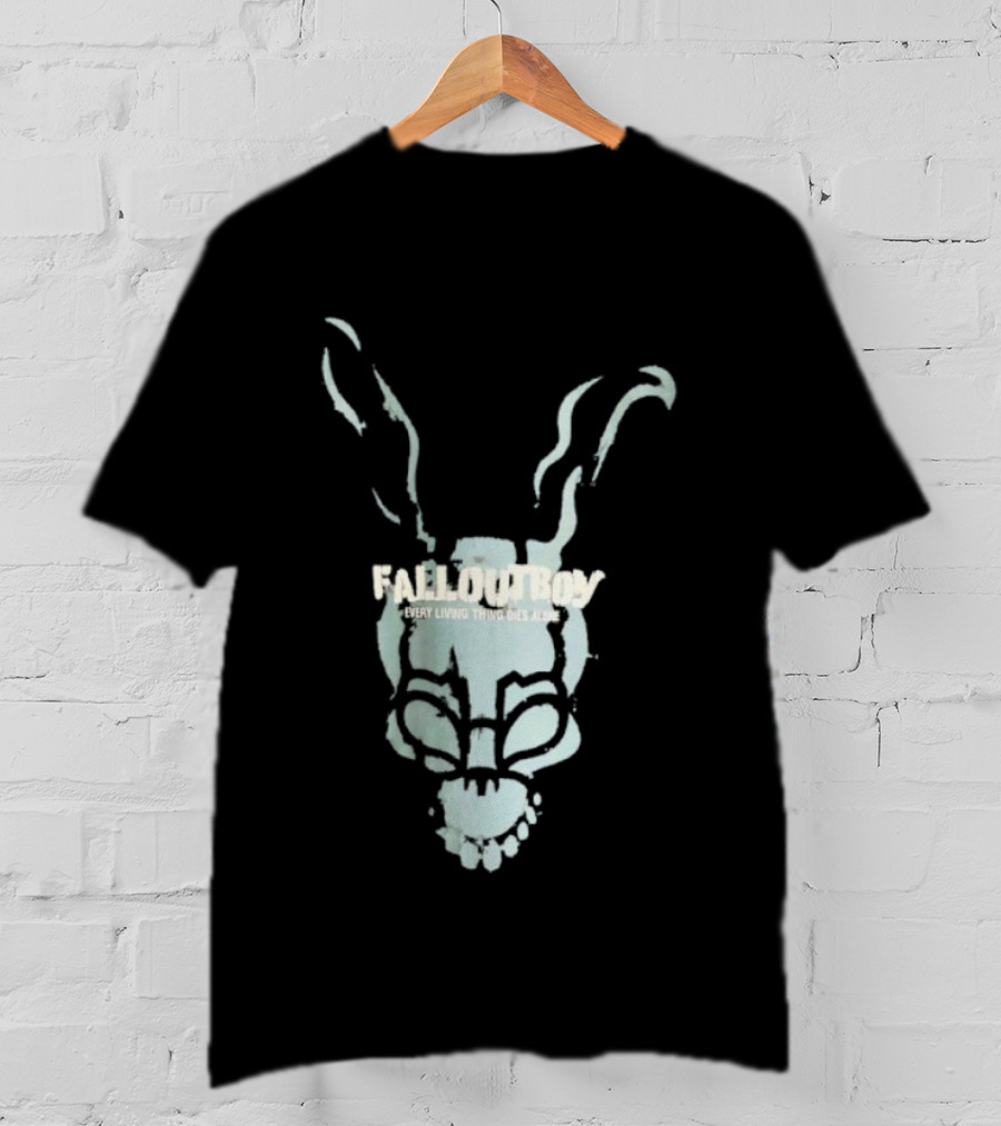 Frank Donnie Darko Fallout Boy Every Living Creature Dies Alone T-Shirt