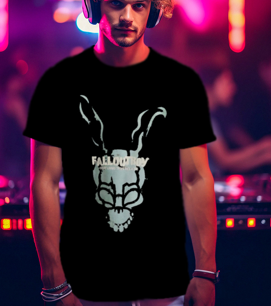 Frank Donnie Darko Fallout Boy Every Living Creature Dies Alone T-Shirt