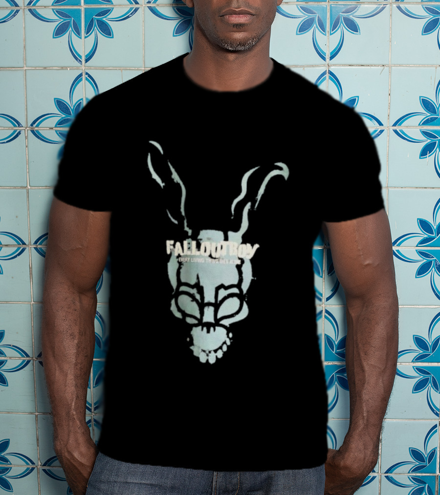 Frank Donnie Darko Fallout Boy Every Living Creature Dies Alone T-Shirt