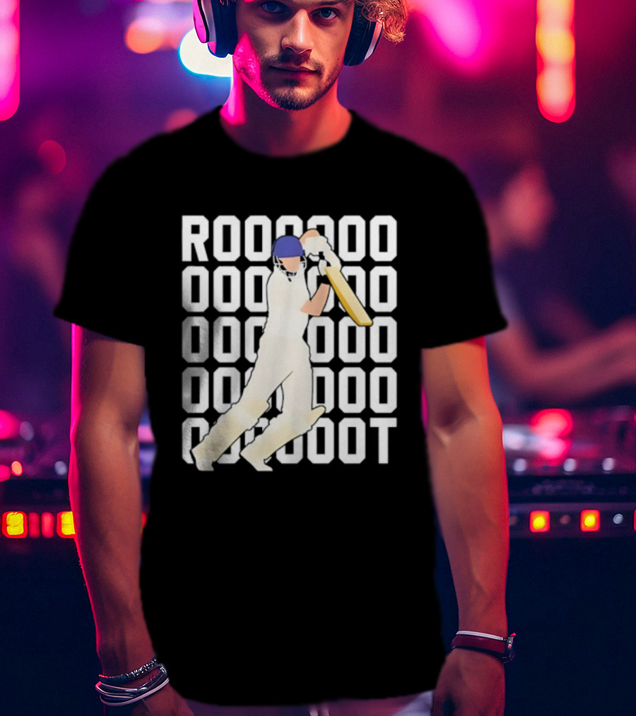 Joe Root Cricket Player ROOOOOT Batting Legend T-Shirt